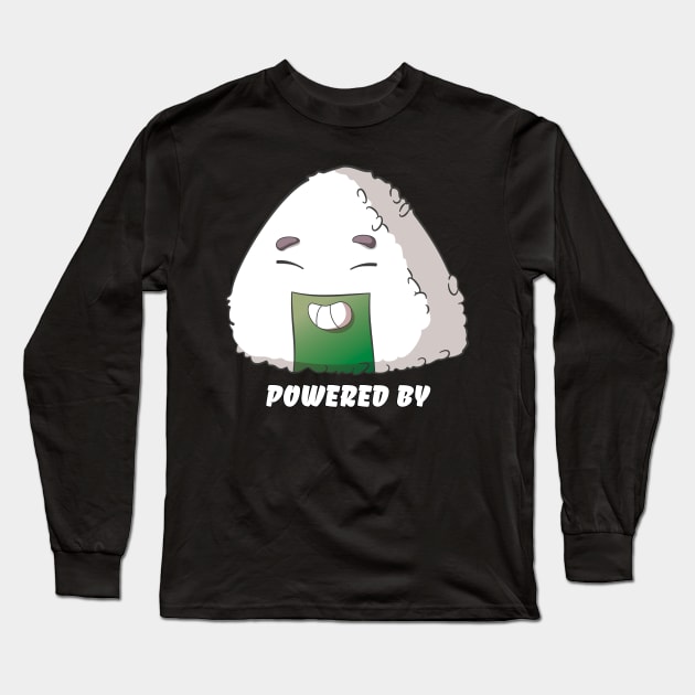 Onigiri Musubi Japanese Art Gift Long Sleeve T-Shirt by USProudness